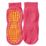 Jumplings Anti-Skid Yoga Socks, made with Bamboo and Spandex in vibrant colours. These women's yoga socks are the perfect companion for your yoga, Pilates, dance, or ballet sessions, offering comfort, grip, and hygiene all in one. Crafted with a blend of bamboo and spandex, these socks are not only soft and breathable but also naturally antibacterial. The bamboo fabric helps to prevent the growth of odour-causing bacteria, keeping your feet fresh and odour-free throughout your workout. Designed with anti-skid grips, these socks provide excellent traction, enhancing your balance and stability during your exercises. Whether you're holding a yoga pose, practicing your dance moves, or engaging in a Pilates routine, these socks will help you maintain your grip and prevent slipping.The pack includes three pairs of socks in a variety of vibrant colours, adding a touch of fun and style to your workout attire. The free size design ensures a comfortable fit for most foot sizes, offering a snug yet stretchy feel that conforms to your feet's shape. Not only are these socks practical and functional, but they are also easy to care for. Simply toss them in the washing machine for a quick and convenient clean, making them a hassle-free choice for your active lifestyle. Elevate your fitness routine with these versatile and stylish socks today.